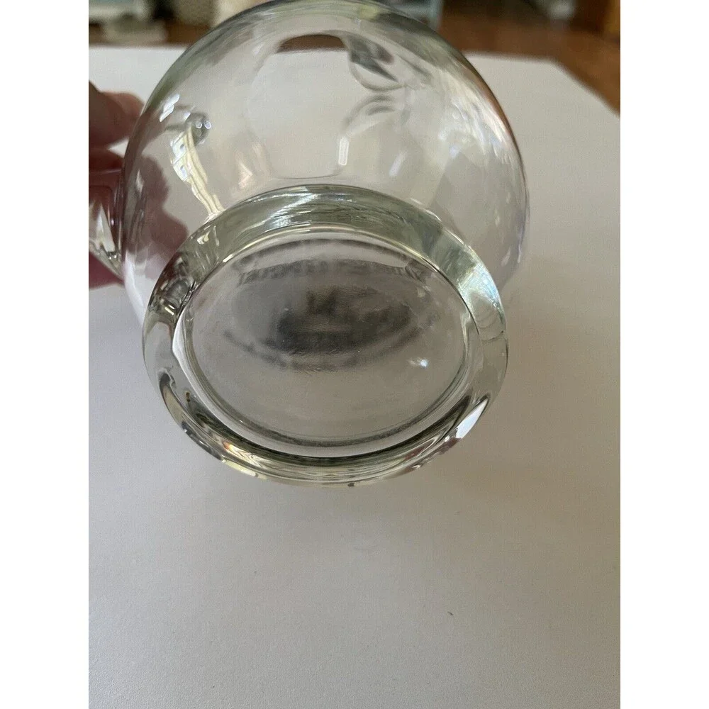 Southern Comfort Glass Pitcher Steam Boat Graphic 8